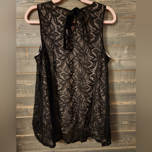 Alfani Lace A-Line Tunic/Mini Dress - Picture 2 of 3